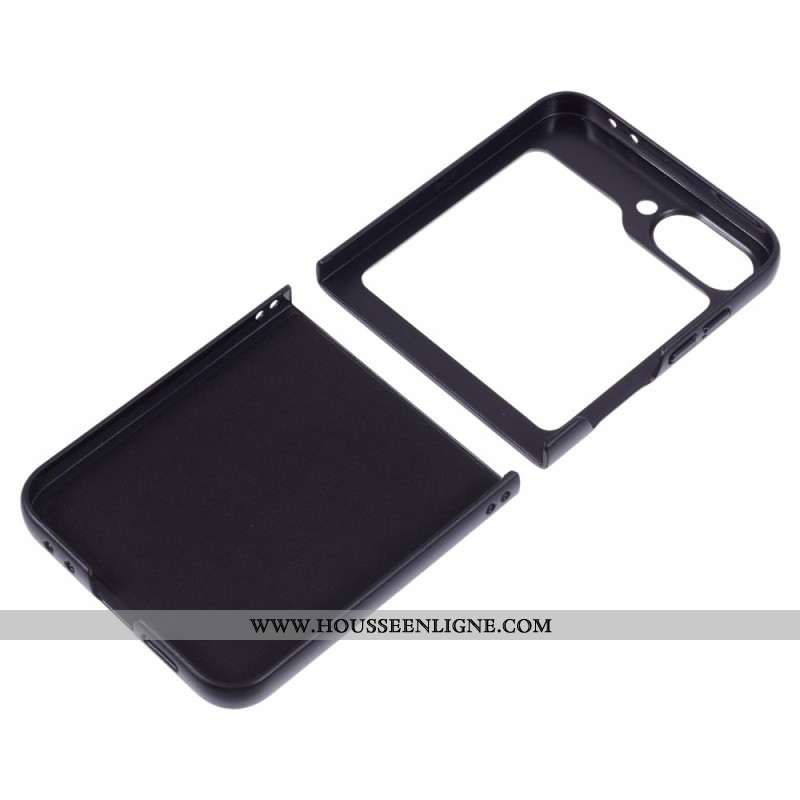 Coque Samsung Galaxy Z Flip 6 Simili Cuir X-LEVEL