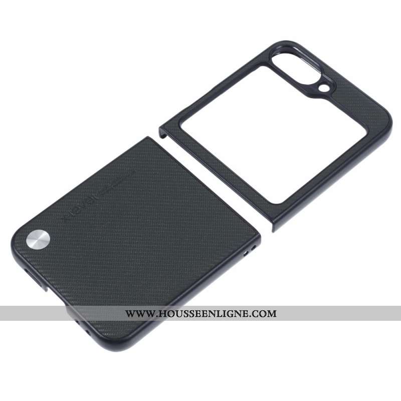 Coque Samsung Galaxy Z Flip 6 Simili Cuir X-LEVEL