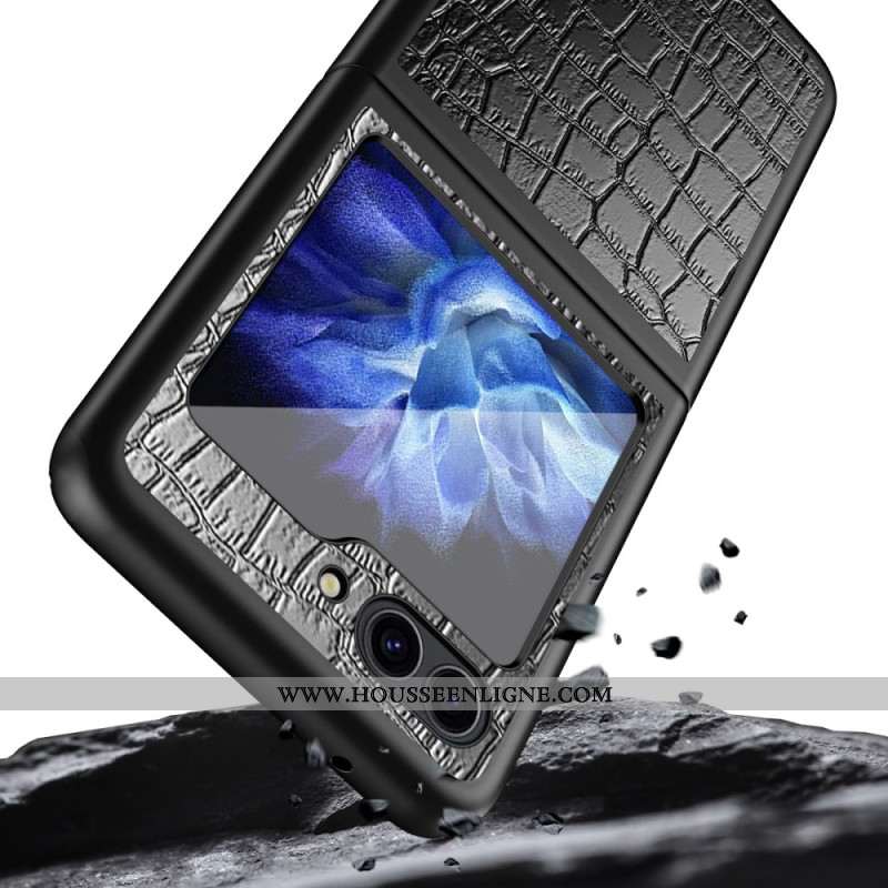 Coque Samsung Galaxy Z Flip 6 Texture Crocodile