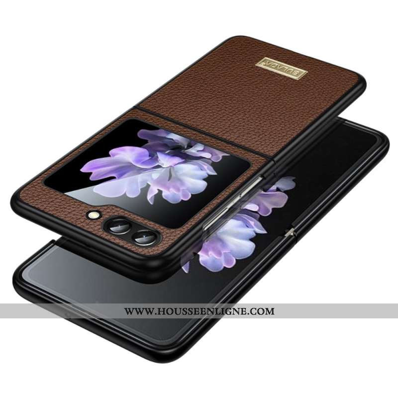 Coque Samsung Galaxy Z Flip 6 Texture Litchi SULADA