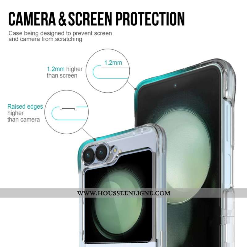 Coque Samsung Galaxy Z Flip 6 Transparente Magnétique