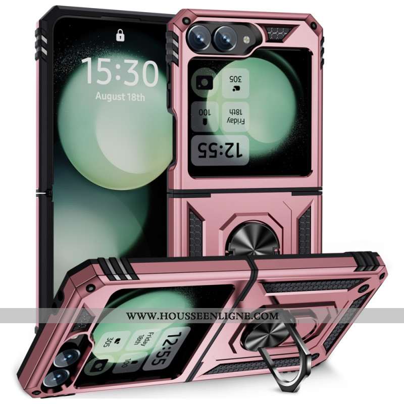 Coque Samsung Galaxy Z Flip 6 Ultra Résistante Anneau-Support