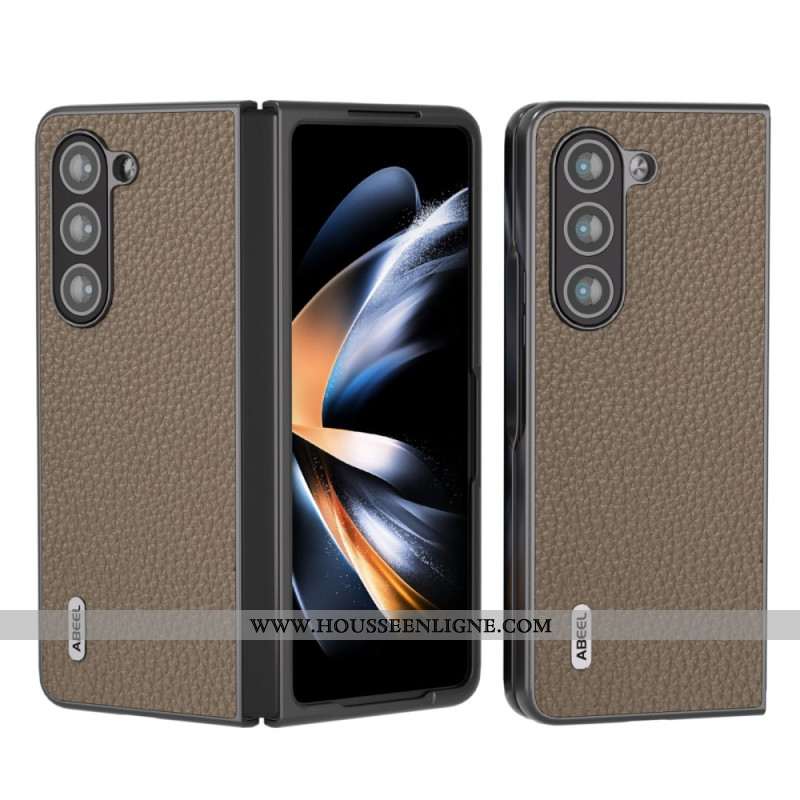 Coque Samsung Galaxy Z Fold 5 Classique Cuir ABEEL