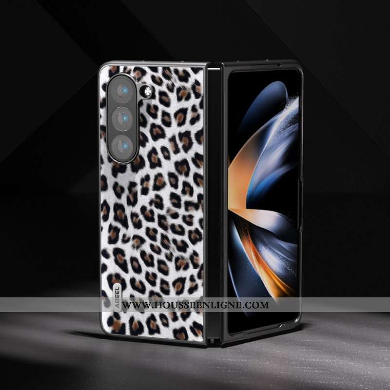 Coque Samsung Galaxy Z Fold 5 Léopard ABEEL