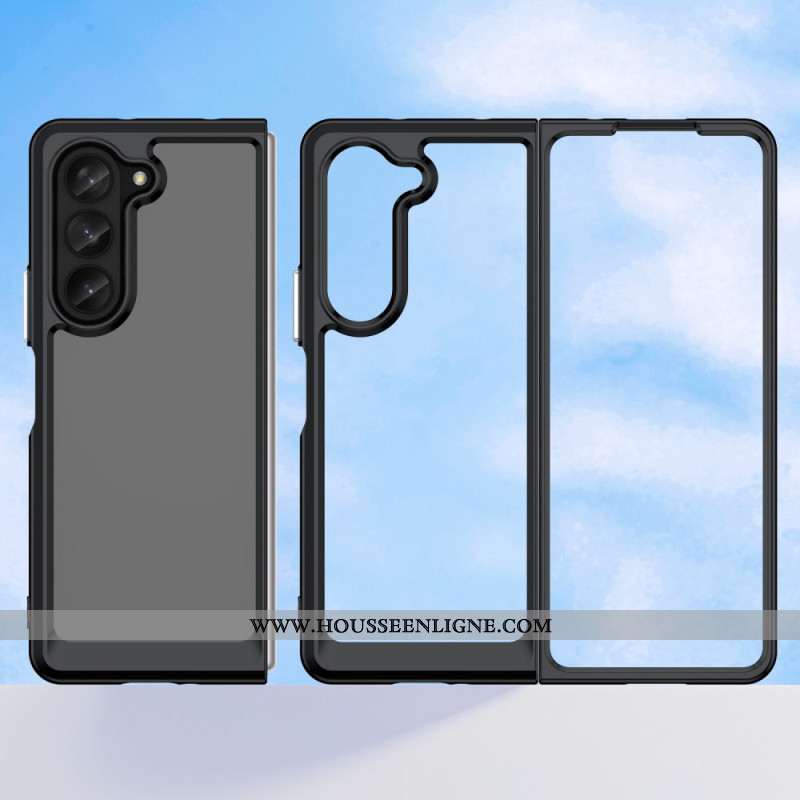 Coque Samsung Galaxy Z Fold 5 Rebords Silicone