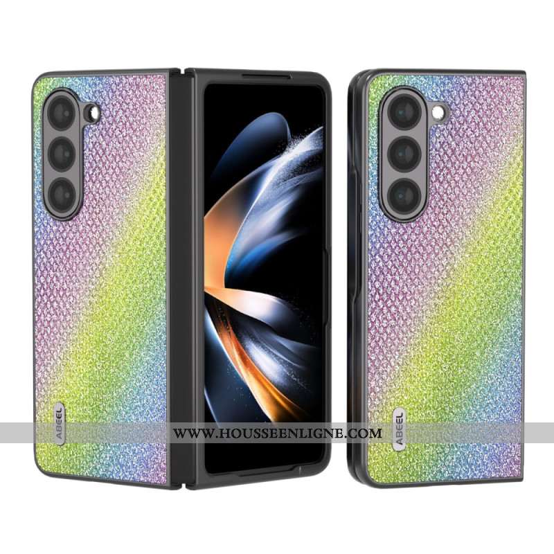 Coque Samsung Galaxy Z Fold 5 Simili Cuir ABEEL