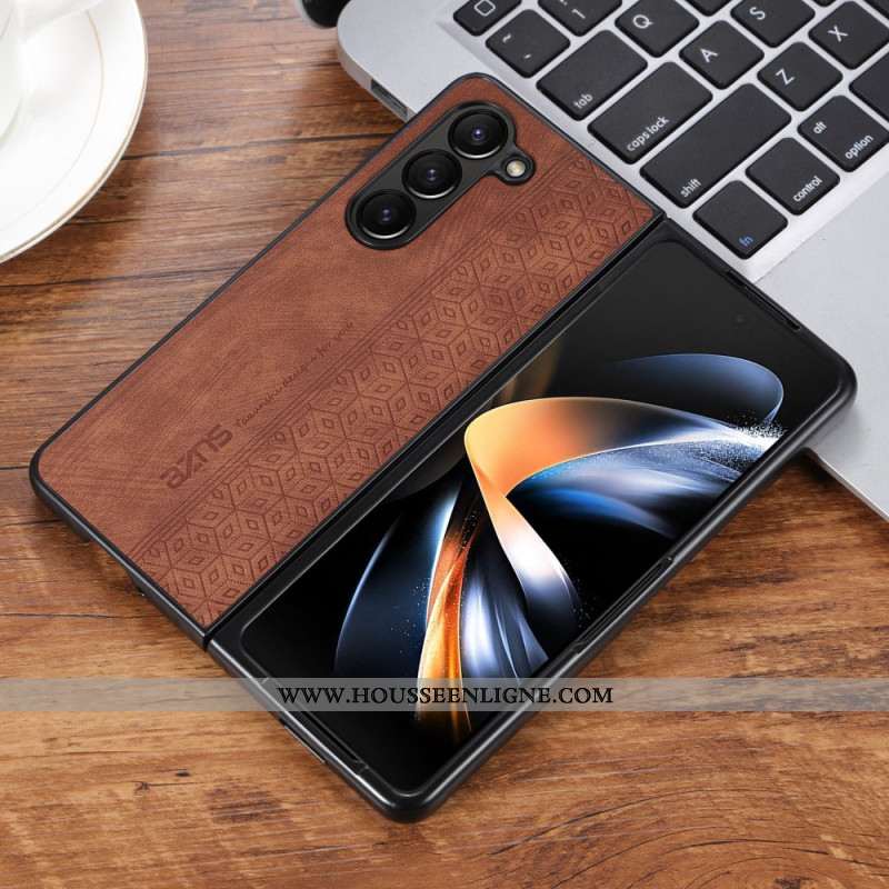 Coque Samsung Galaxy Z Fold 5 Simili Cuir AZNS