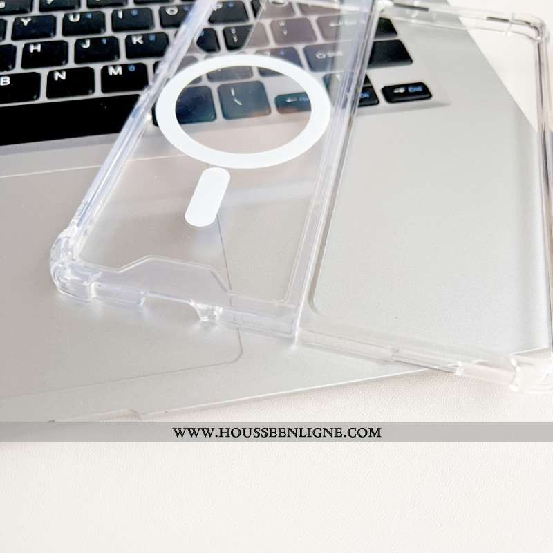 Coque Samsung Galaxy Z Fold 5 Transparente Compatible Magsafe