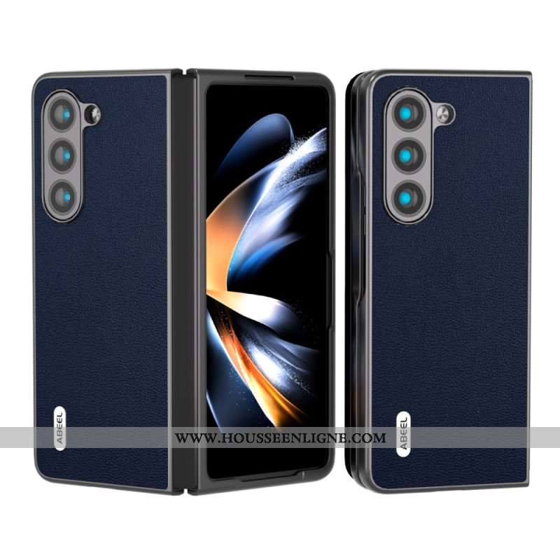 Coque Samsung Galaxy Z Fold 5 Vrai Cuir ABEEL