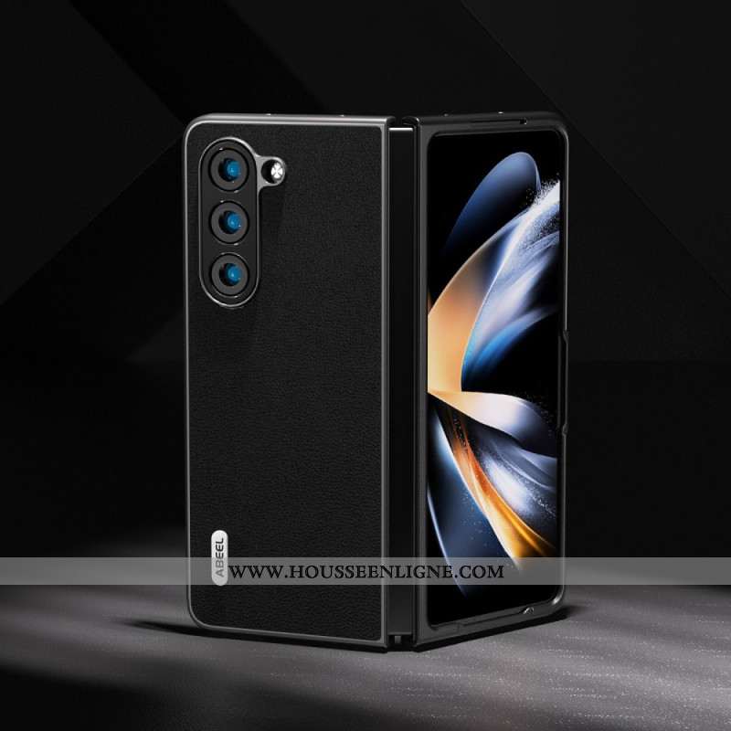 Coque Samsung Galaxy Z Fold 5 Vrai Cuir ABEEL