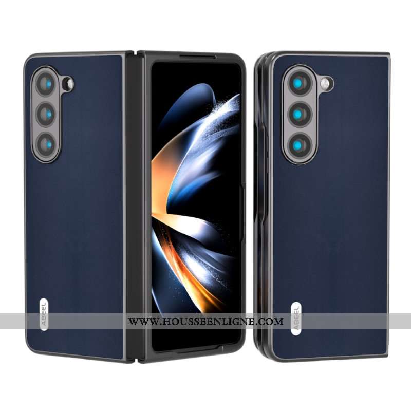 Coque Samsung Galaxy Z Fold 5 Vrai Cuir Abeel