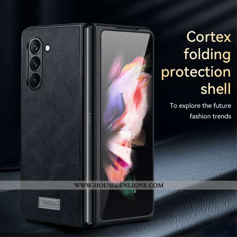 Coque Samsung Galaxy Z Fold 5 Élégance Cuir ABEEL