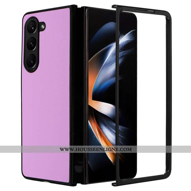 Coque Samsung Galaxy Z Fold 6 Effet Cuir