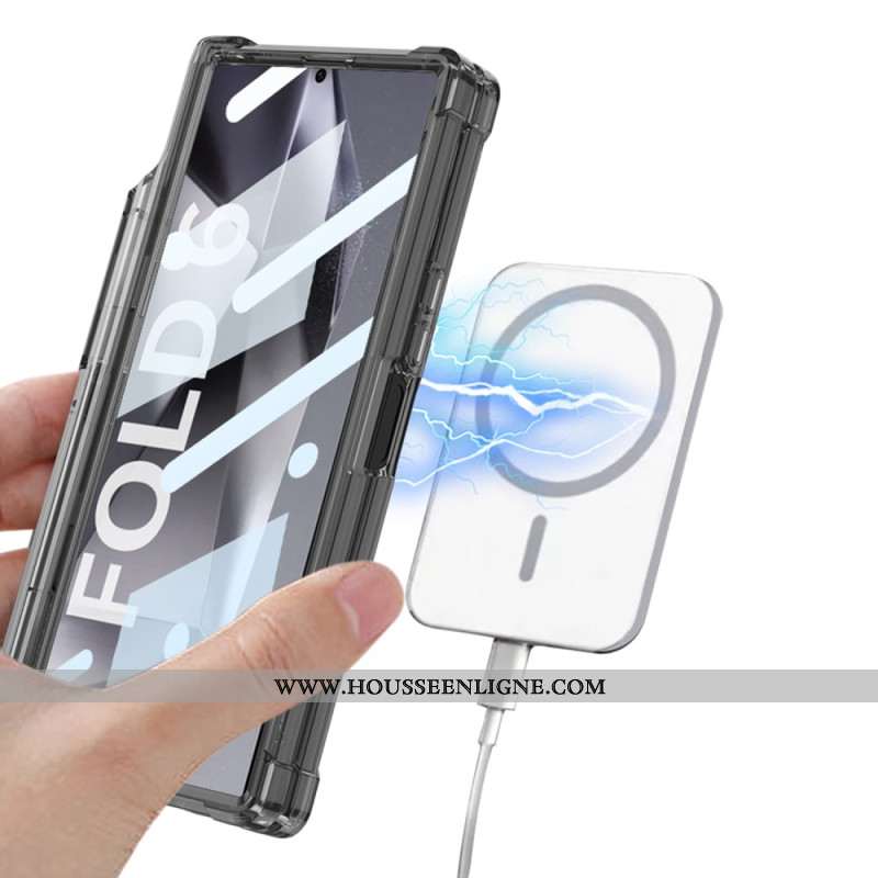 Coque Samsung Galaxy Z Fold 6 Porte-Stylet Compatible MagSafe GKK