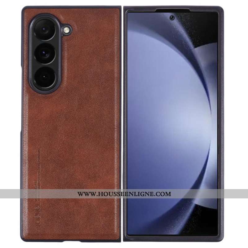 Coque Samsung Galaxy Z Fold 6 Simili Cuir X-LEVEL