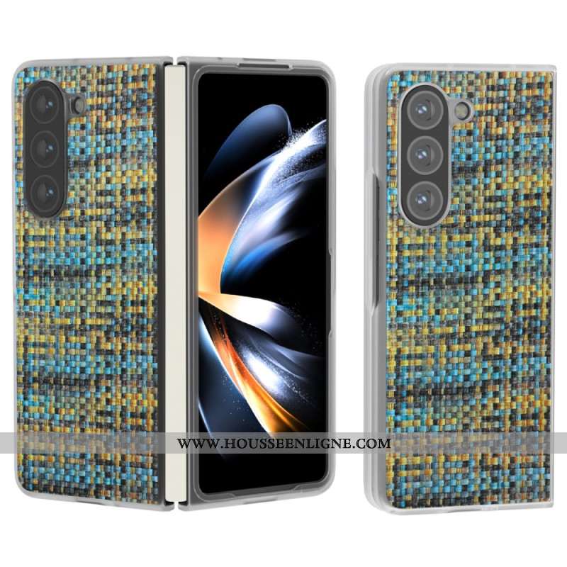 Coque Samsung Galaxy Z Fold 6 Texture Carreaux Colorés