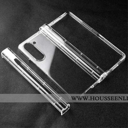 Coque Samsung Galaxy Z Fold 6 Transparente 3 Pièces