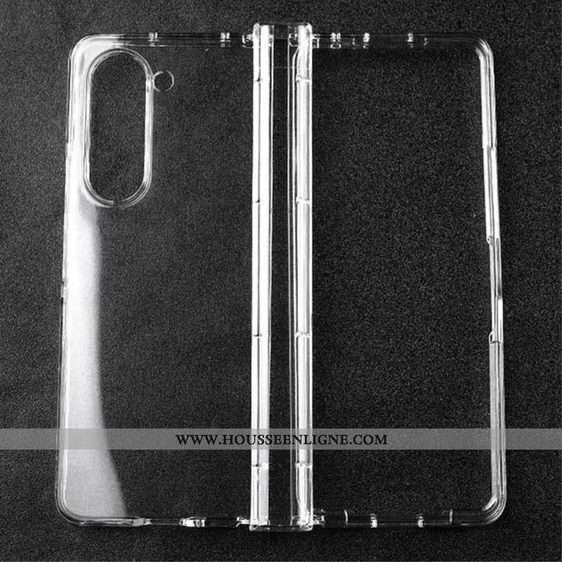 Coque Samsung Galaxy Z Fold 6 Transparente 3 Pièces