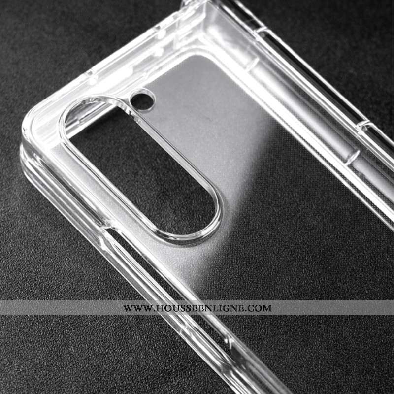 Coque Samsung Galaxy Z Fold 6 Transparente 3 Pièces