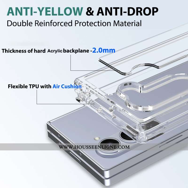 Coque Samsung Galaxy Z Fold 6 Transparente Anti-Rayures