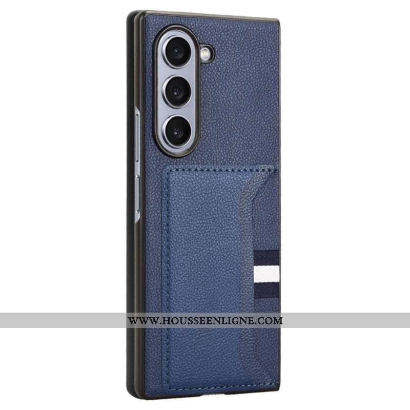 Coque Samsung Galaxy Z Fold 6 Tricolore Porte-Cartes