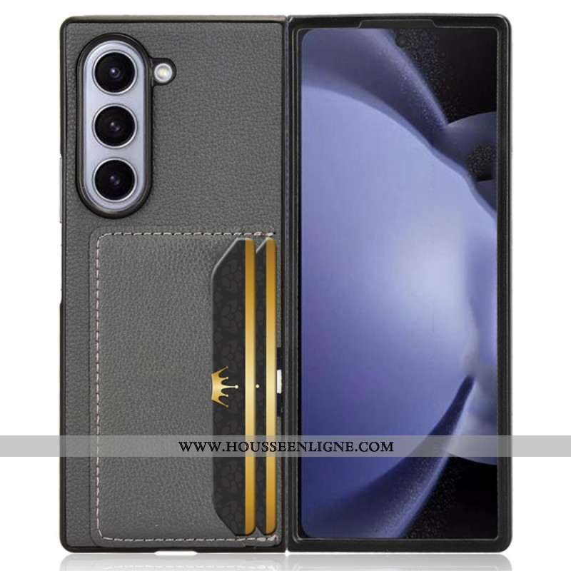 Coque Samsung Galaxy Z Fold 6 Tricolore Porte-Cartes