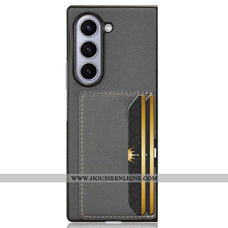 Coque Samsung Galaxy Z Fold 6 Tricolore Porte-Cartes