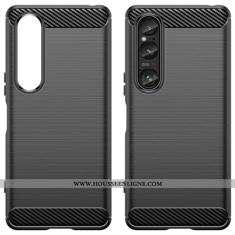 Coque Sony Xperia 1 VI Fibre Carbone Brossée