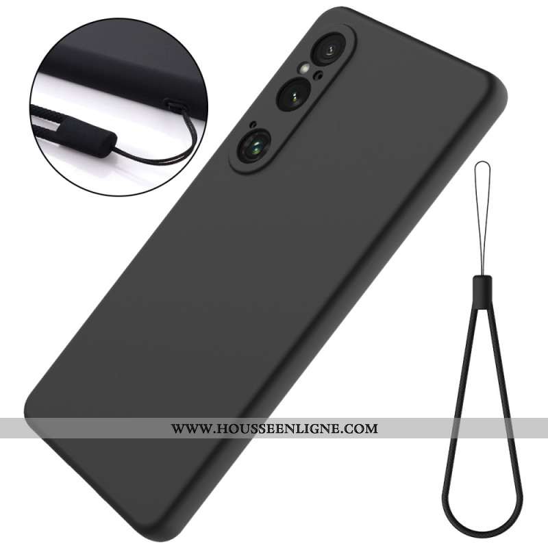 Coque Sony Xperia 1 VI Silicone à Lanière