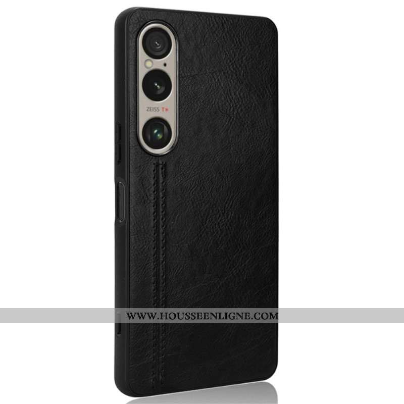 Coque Sony Xperia 1 VI Simili Cuir