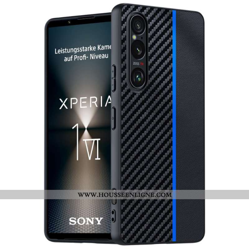 Coque Sony Xperia 1 VI Style Fibre Carbone