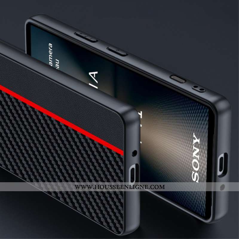 Coque Sony Xperia 1 VI Style Fibre Carbone