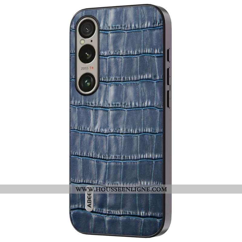 Coque Sony Xperia 1 VI Texture Crocodile ABEEL