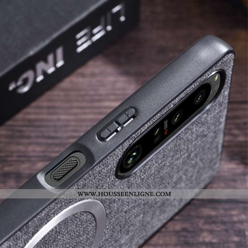 Coque Sony Xperia 1 VI Tissu Compatible MagSafe