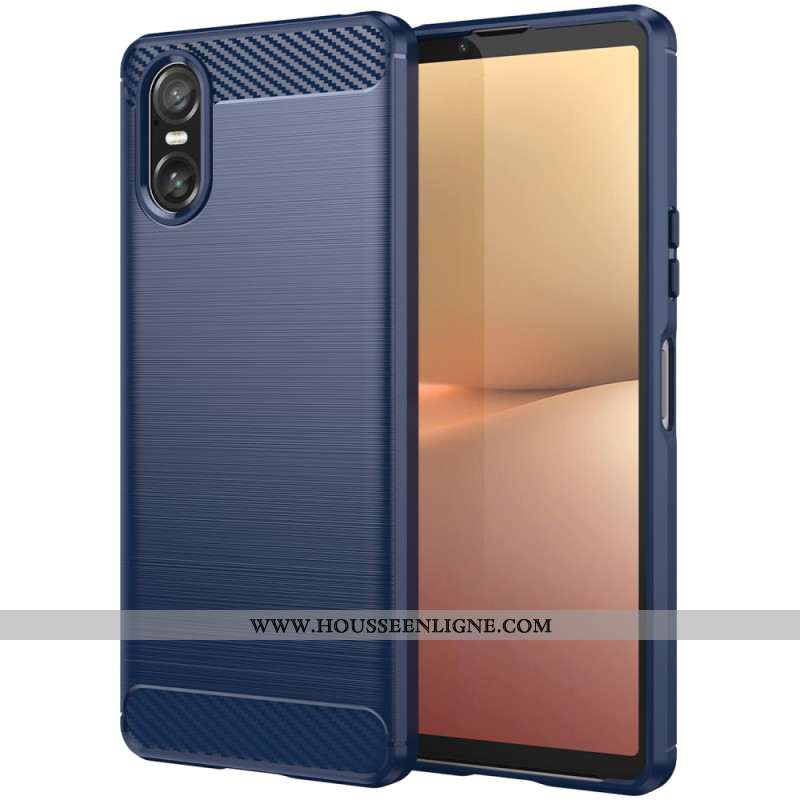 Coque Sony Xperia 10 VI Fibre Carbone Brossée