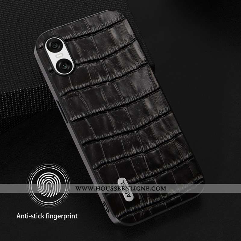 Coque Sony Xperia 10 VI Texture Crocodile