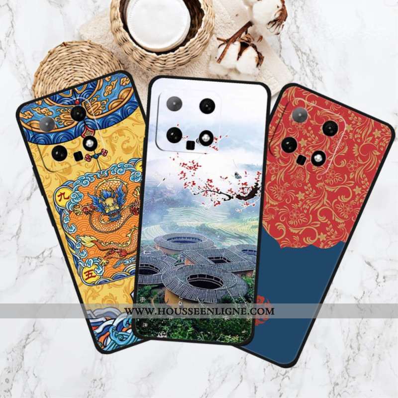 Coque Xiaomi 14 Broderie Impériale