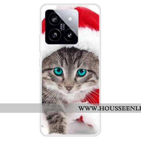 Coque Xiaomi 14 Chat Noël