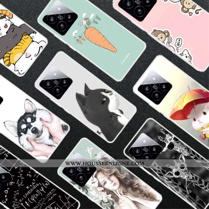 Coque Xiaomi 14 Chats Empilés