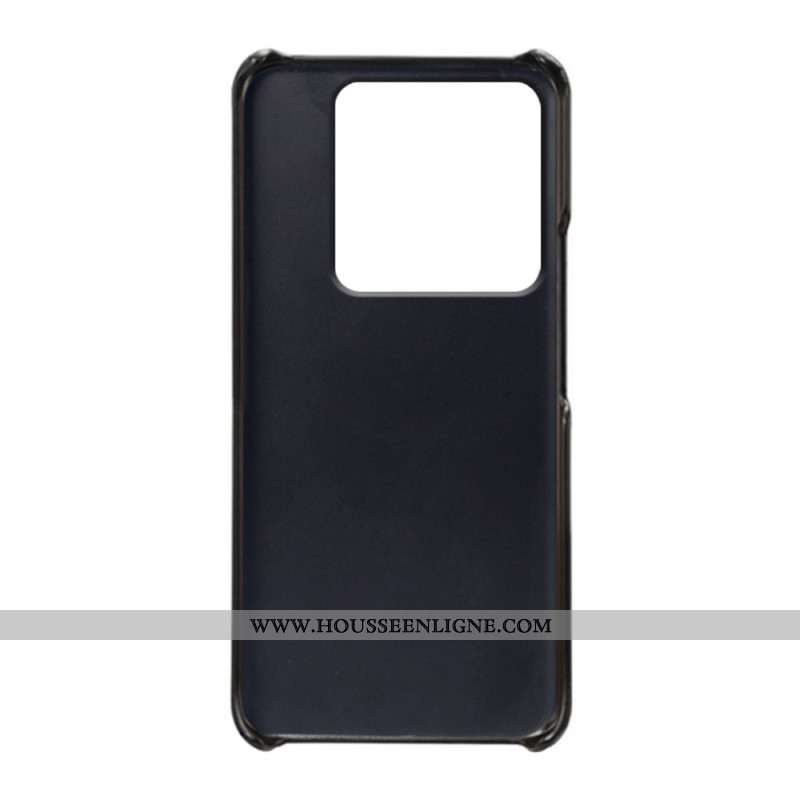 Coque Xiaomi 14 Effet Cuir Double Porte-cartes