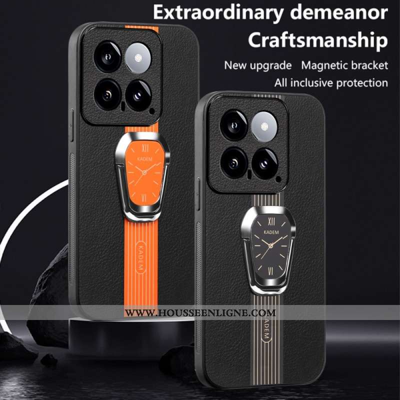 Coque Xiaomi 14 Motif de Montre avec Support KADEM