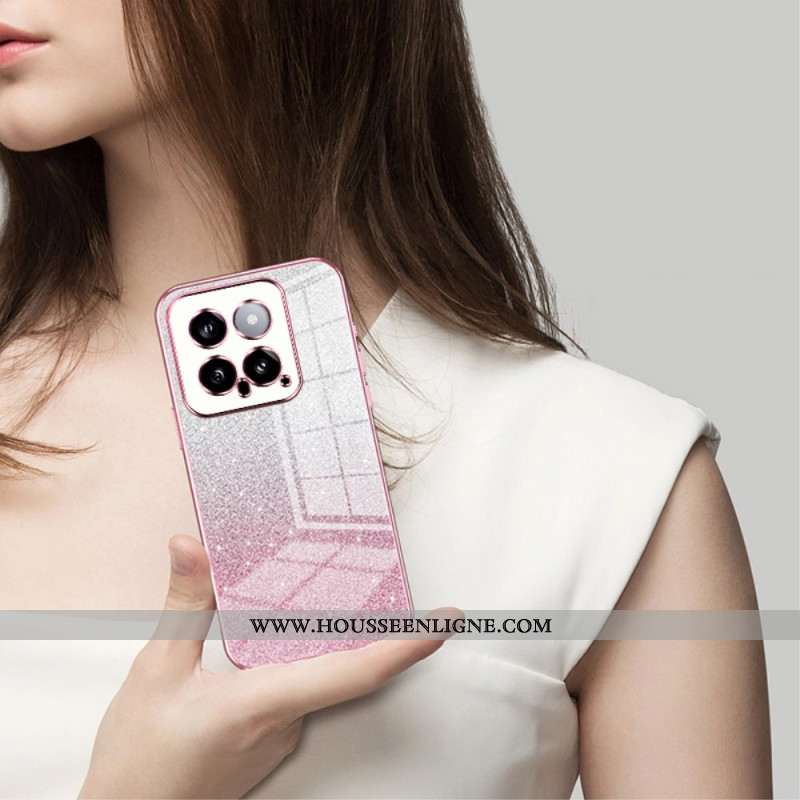 Coque Xiaomi 14 Paillettes Dégradées