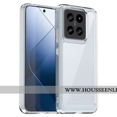 Coque Xiaomi 14 Transparente Boutons Électroplaqués