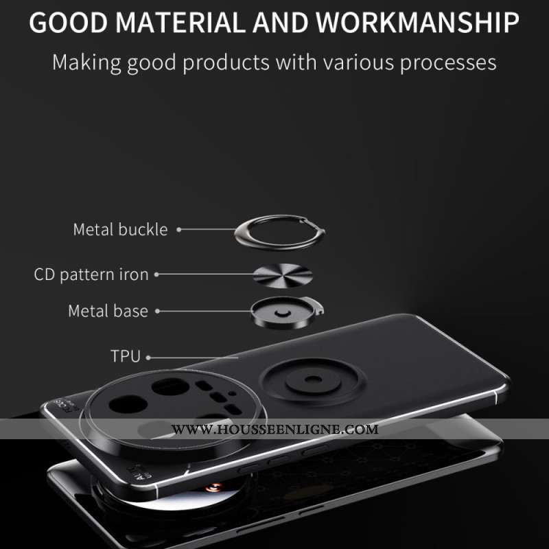 Coque Xiaomi 14 Ultra Anneau-Support Rotatif