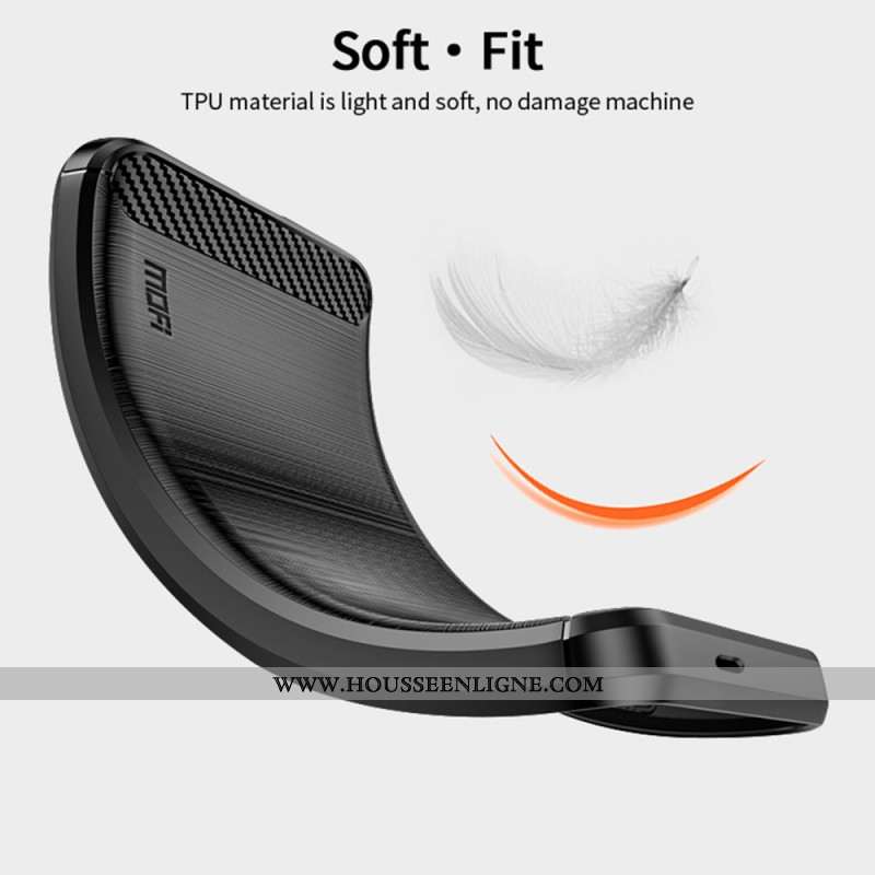 Coque Xiaomi 14 Ultra Fibre Carbone Brossée MOFI