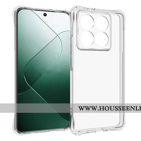 Coque Xiaomi 14T Pro Transparente Coins Renforcés