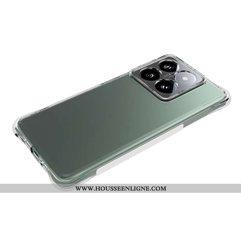 Coque Xiaomi 14T Pro Transparente Coins Renforcés