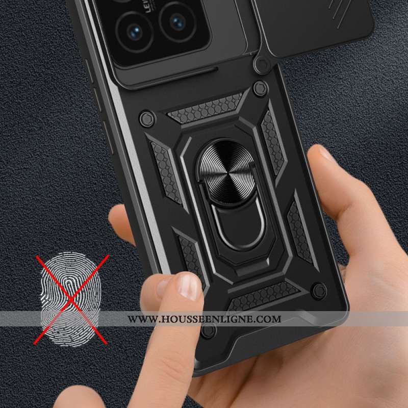 Coque Xiaomi 14T Protection Camera Coulissante et Support