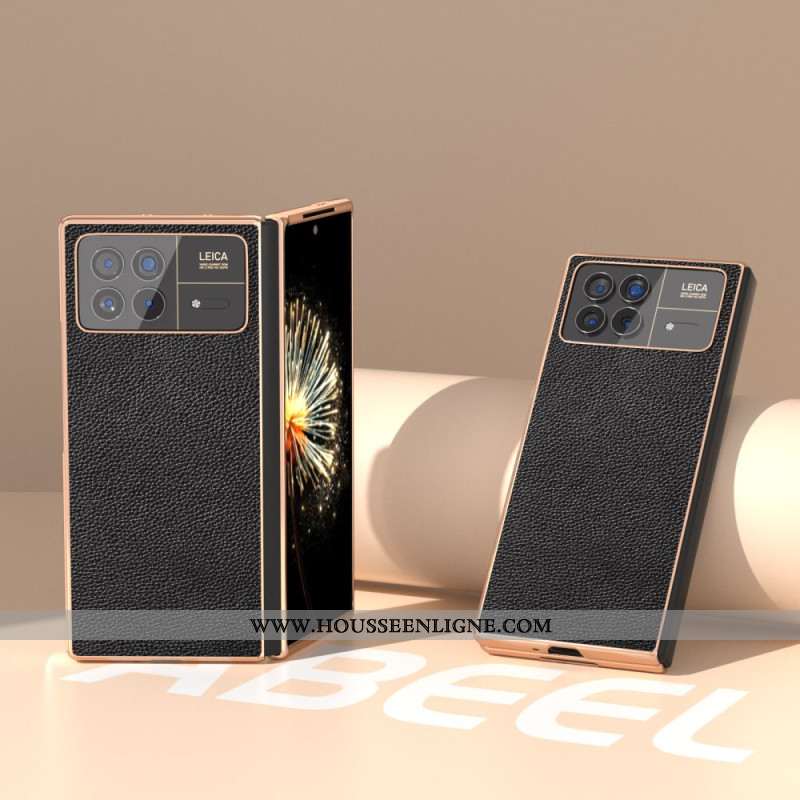 Coque Xiaomi Mix Fold 3 Effet Cuir