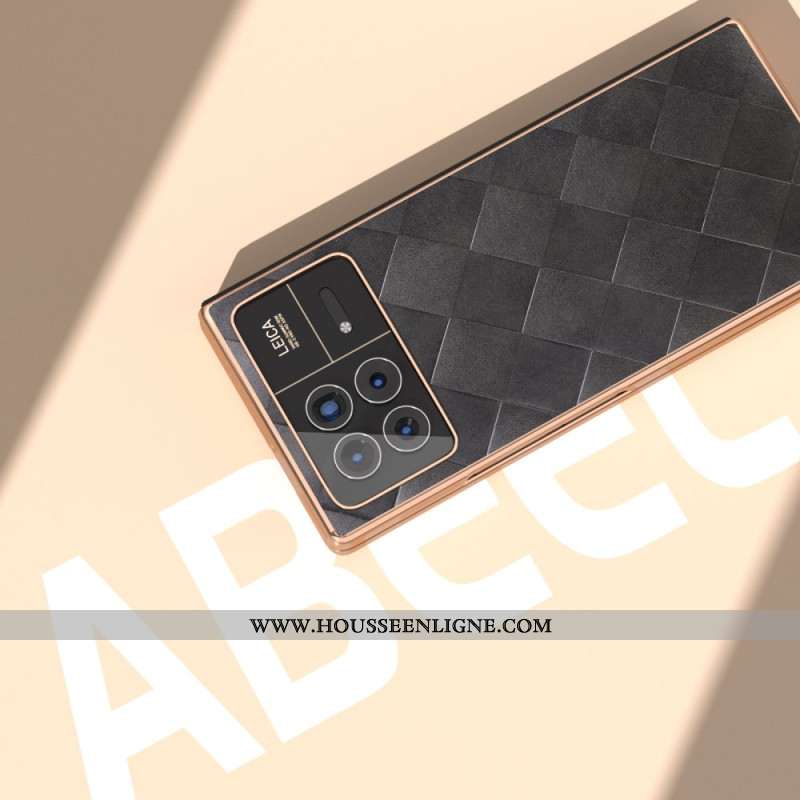 Coque Xiaomi Mix Fold 3 Motif Tissé